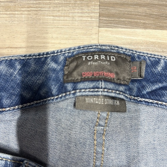 Torrid Straight Leg Blue Jeans size 10 - Picture 5 of 7